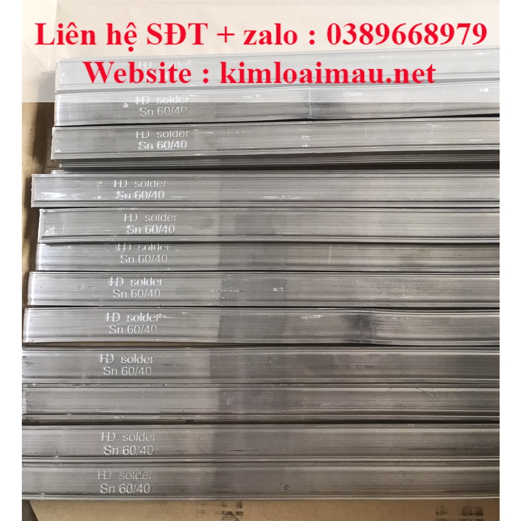 1kg Thiếc thanh, thiếc hàn, thiếc nguyên chất ( Thiếc 60/40, 63/37, 99,93%, 99,99% )