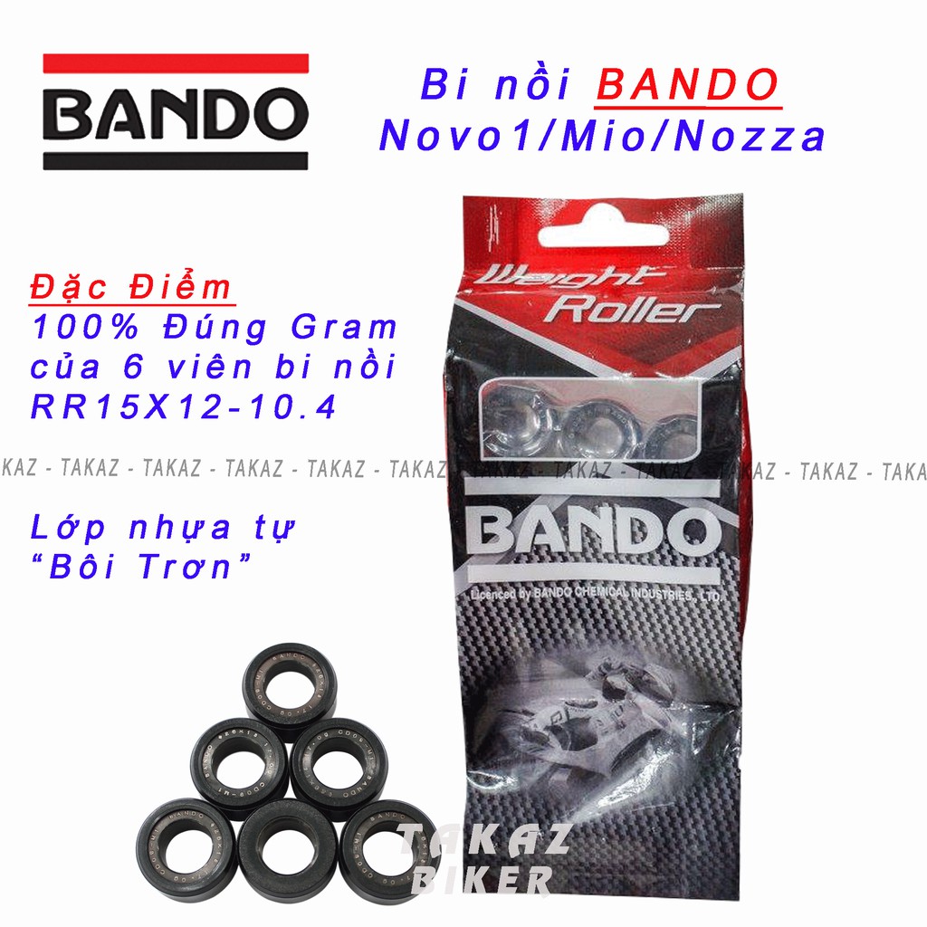 C1 [ Nouvo1-2-3 ] Bi nồi Bando Yamaha Mio - Nouvo1 - Nouvo2 - Nozza - CuXi - Made in Taiwan