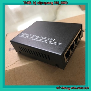 Converter chuyển đổi quang điện 1 quang 4 lan 100Mbs hàng chuẩn