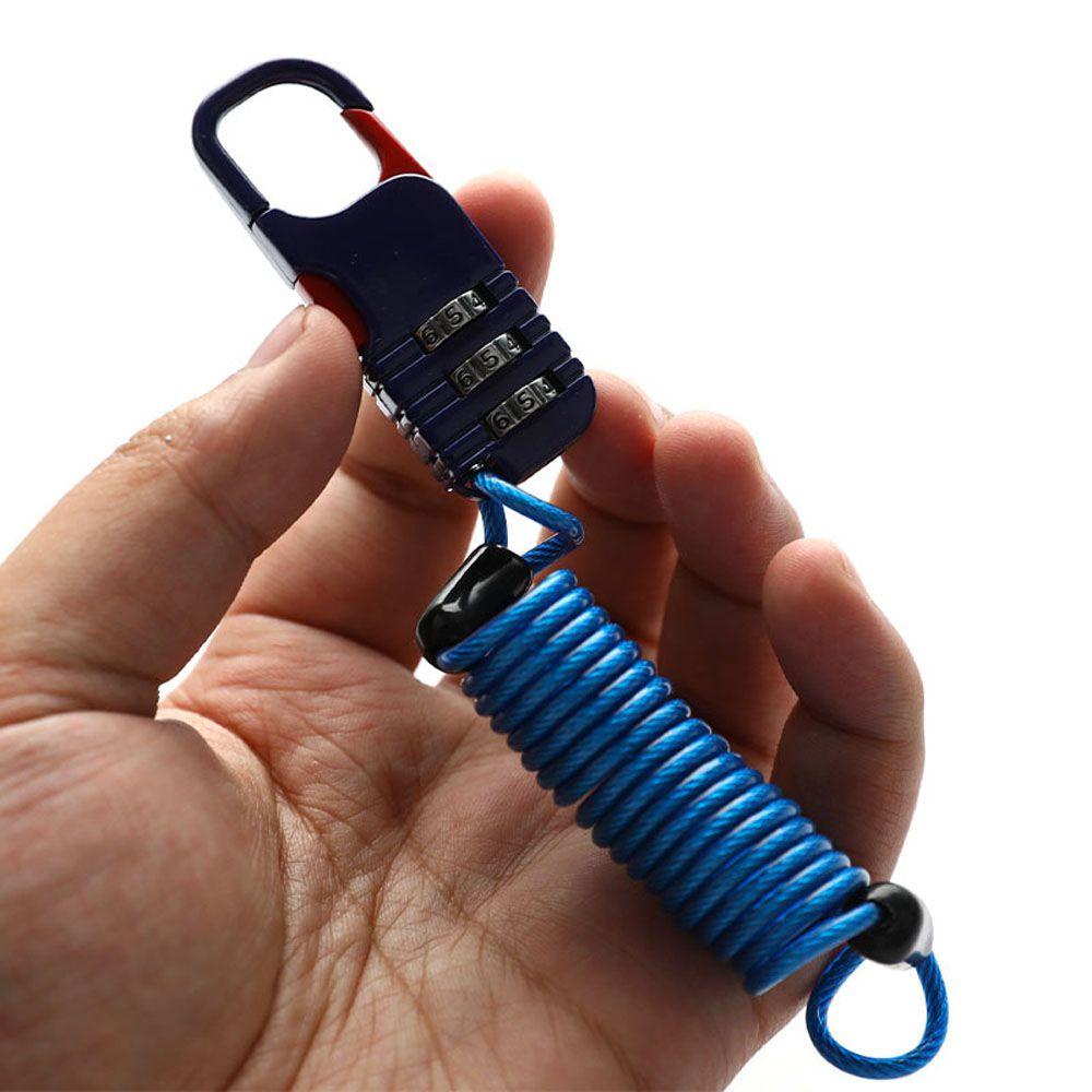 Khóa Xe Đạp Chống Trộm Kết Hợp Mật Khẩu 3 Chữ Số Bằng Kim Loại Bền Bỉ Chất Lượng Cao