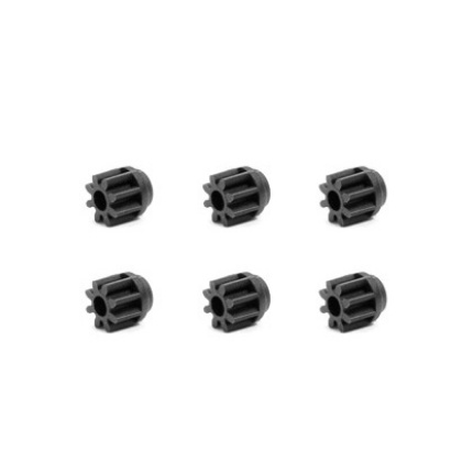 Phụ kiện mô hình xe đua lắp ráp Mini 4WD CARBON REINFORCED 8T PINION GEAR (6PCS.)  15453 TAMIYA
