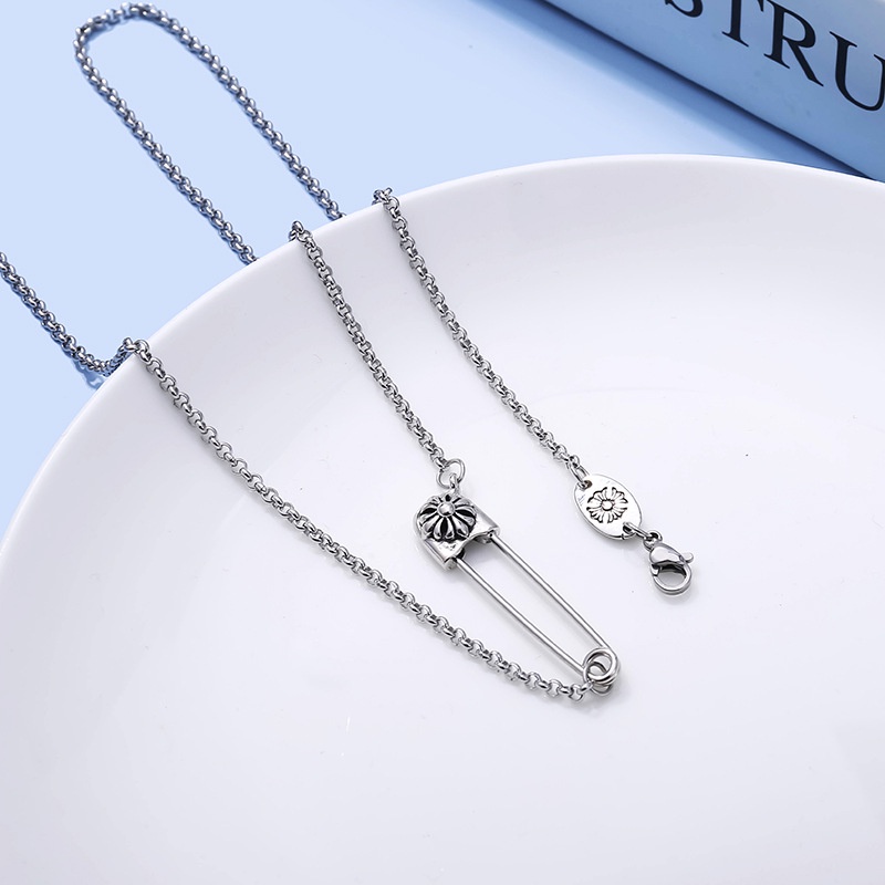 Vòng Cổ Dây Chuyền Chrome Hearts Ghim Dành Cho Nam Nữ