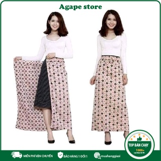 [Freeship] Váy chống nắng vải kate 2 lớp chất vải dầy và đẹp Thun Cotton Siêu Cao cấp 2 Lớp + 2 Mặt, Có Túi Tiện Lợi