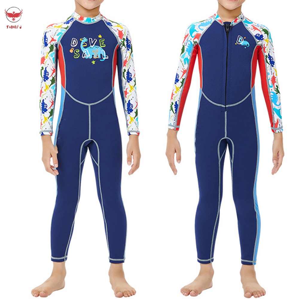 Bộ Đồ Bơi Lặn Một Mảnh Tay Dài Chống Nắng Siêu Bền Thời Trang Cho Bé