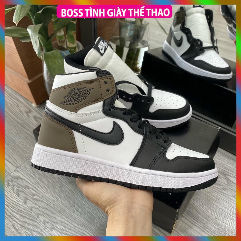 𝐆𝐢à𝐲 𝐉𝐨𝐫𝐝𝐚𝐧 𝐏𝐚𝐧𝐝𝐚 Giày thể thao 𝐉𝐨𝐫𝐝𝐚𝐧 JD1 cổ cao đen trắng nam nữ hàng cao cấp