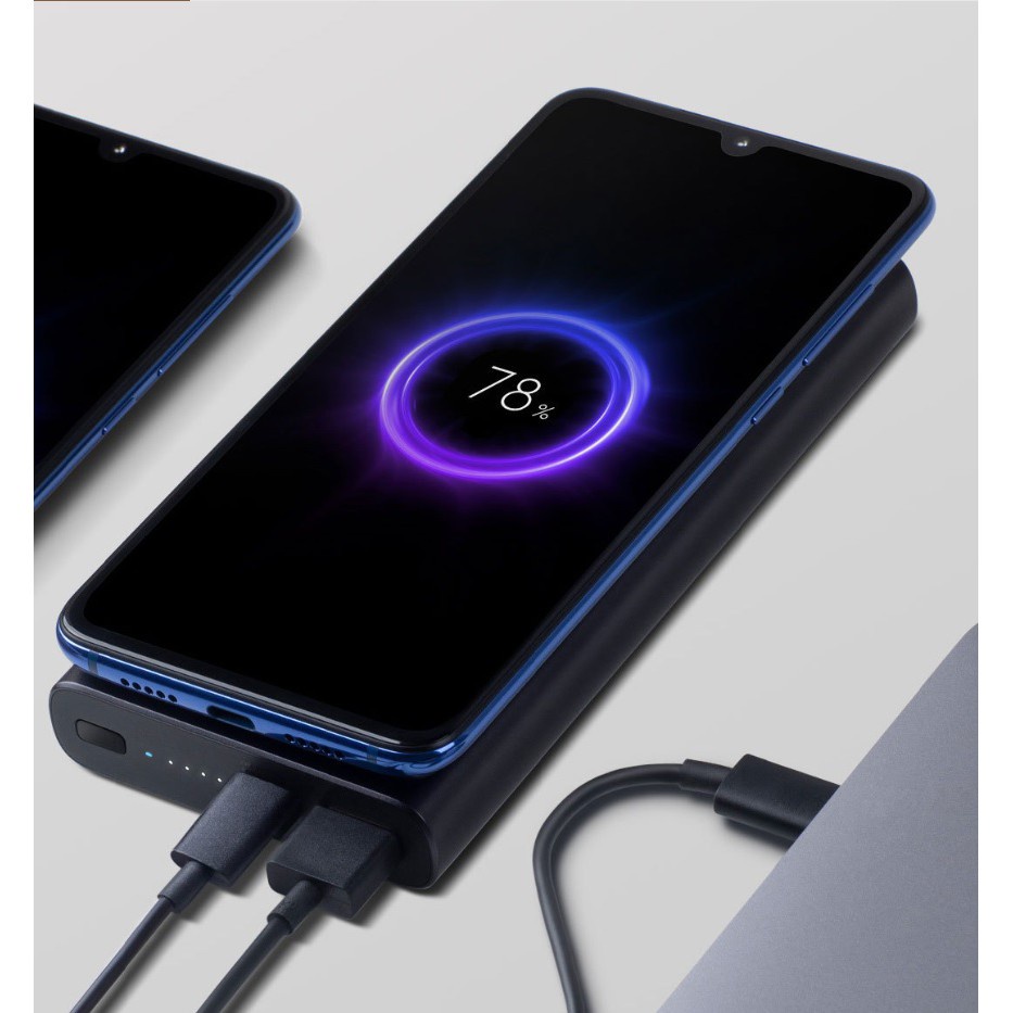 Sạc Dự Phòng Không Dây Xiaomi Polymer 10000mAh hàng cao cấp đảm bảo chất lượng bảo hành lỗi 1 đôi 1