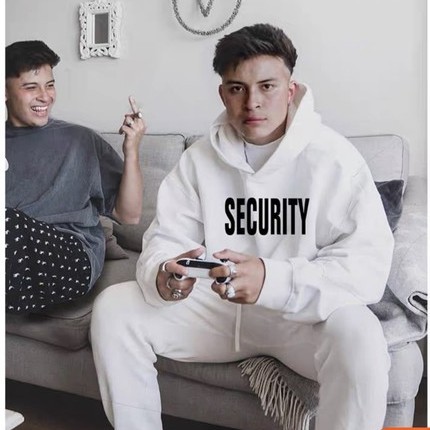 Áo hoodie nam nữ in chữ SECURITY hoodie nam nữ form rộng có mũ thu đông cực phong cách YiiL HD04