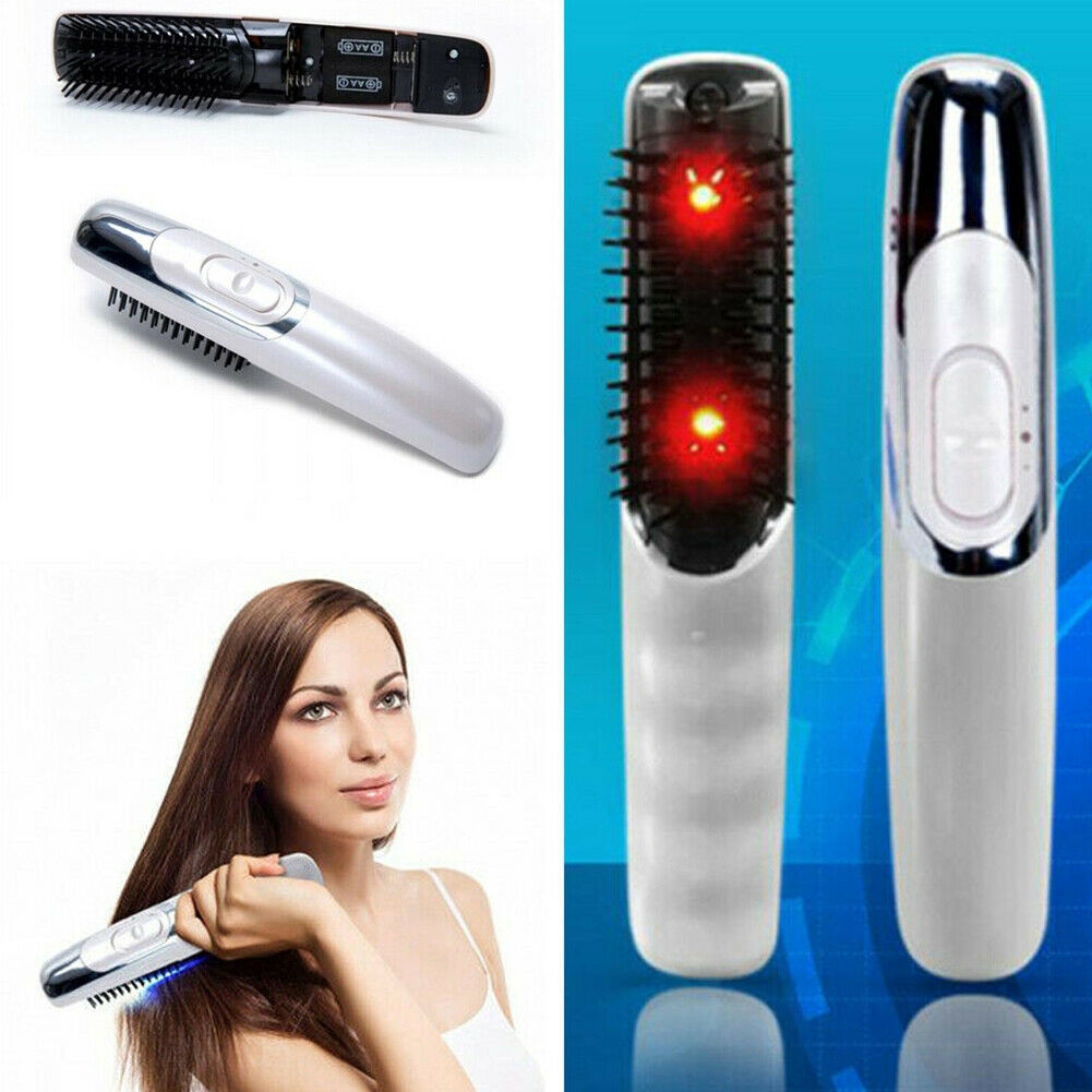 Lược laser điện tử mát xa cơ thể giảm rụng kích thích mọc tóc tiện lợi