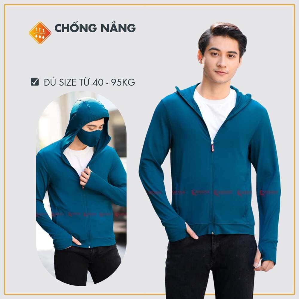 Áo chống nắng nam nữ đủ SIZE từ 40kg-95kg - Áo chống nắng thiết kế đơn giản và thoải mái Zenkonam MEN JK 059