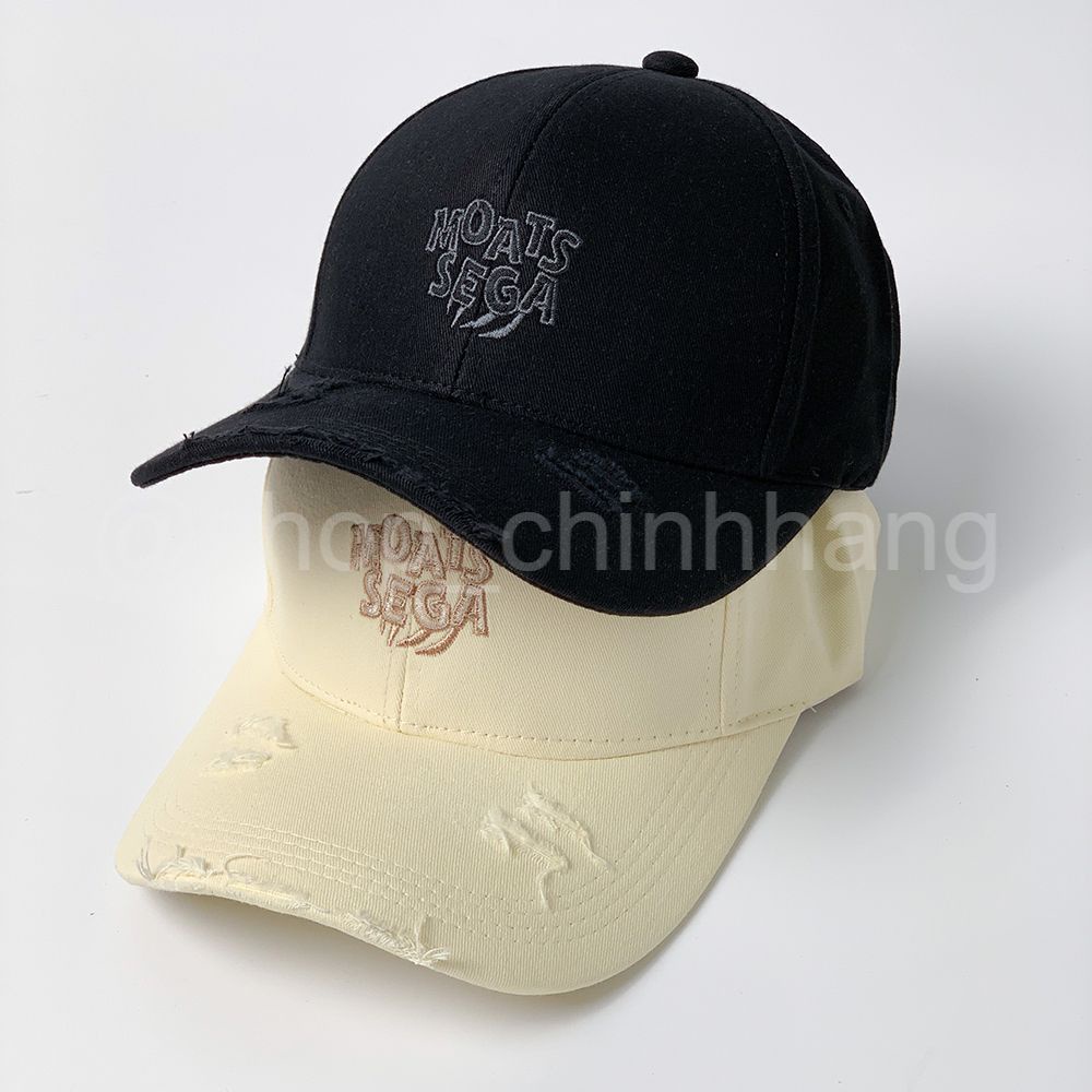 Mũ lưỡi trai thời trang nam nữ phong cách nón kết thêu chữ MOATS SEGA AH1570