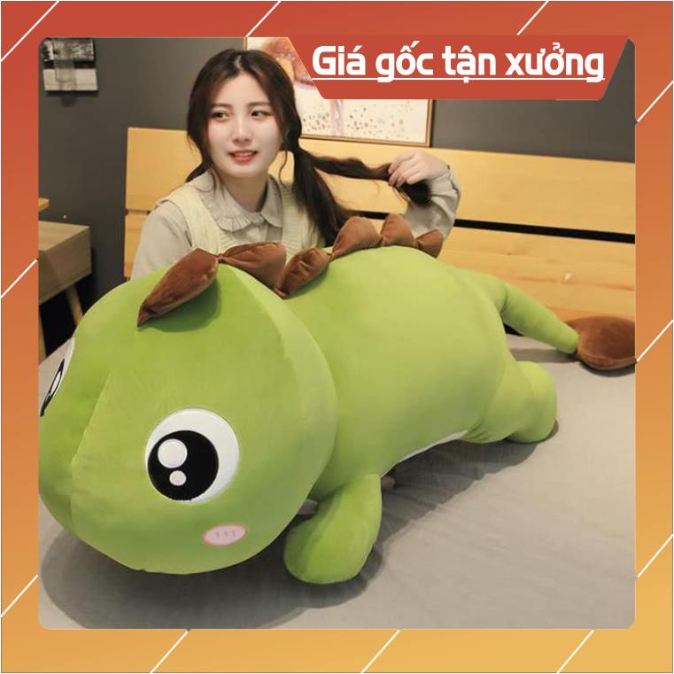 [GIÁ BÁN SỈ] Gấu Bông Khủng Long Đuôi Tim Siêu To - Gối ôm khủng long Size 1m - 1m3 siêu rẻ