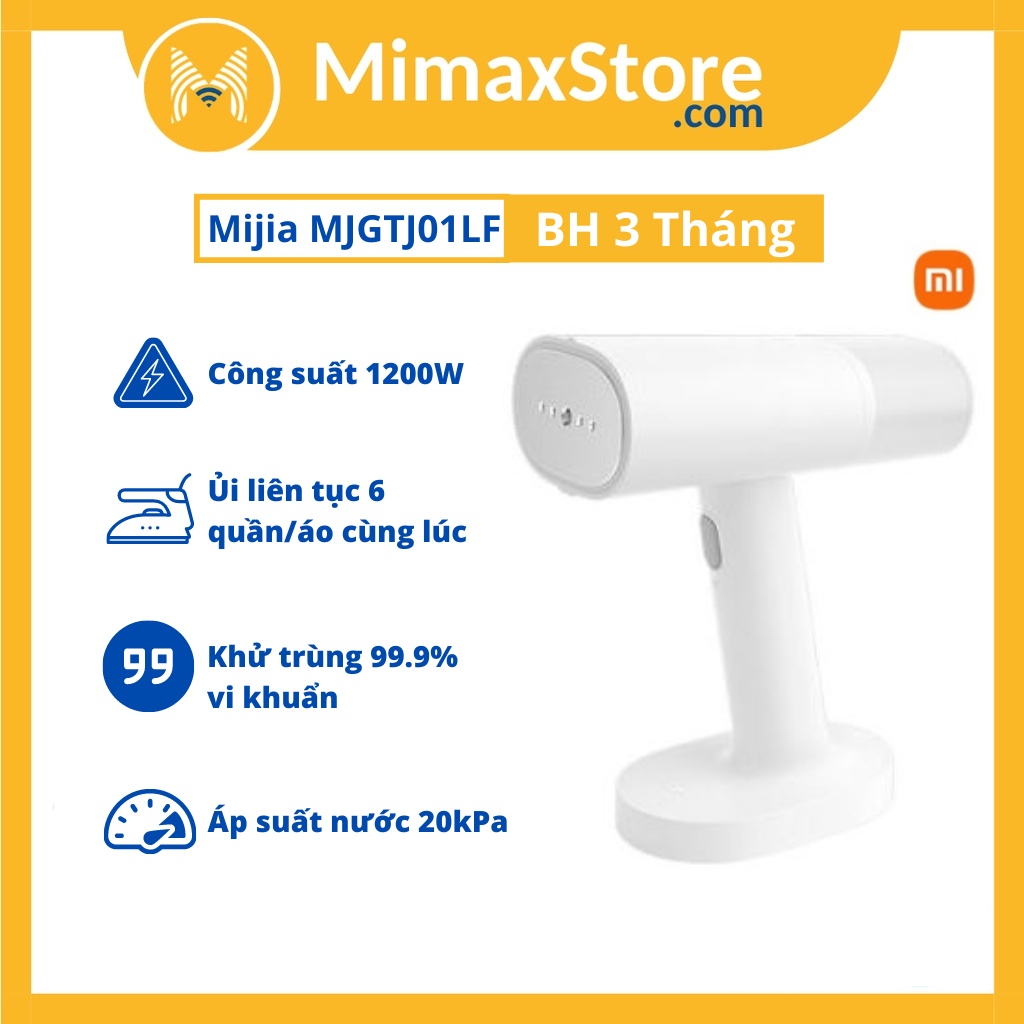 [Hỏa Tốc - HCM] Bàn Ủi Hơi Nước Cầm Tay Xiaomi Mijia MJGTJ01LF | Hàng Chính Hãng | Bảo Hành 3 Tháng | Mimax Store