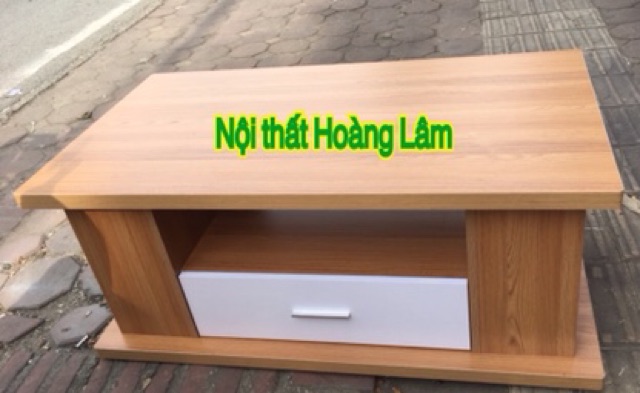 Bàn trà gỗ công nghiệp có ngăn kéo