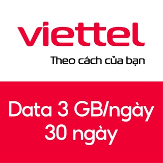 Viettel 3gb/ngày, 30 ngày