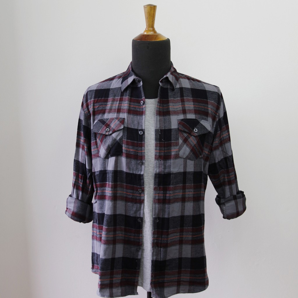 Sơ mi Flannel size XL