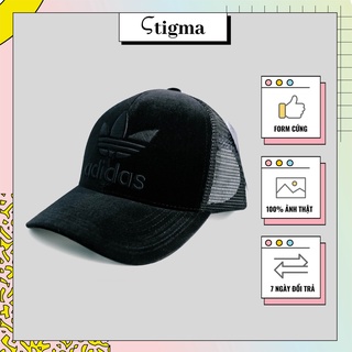 Mũ Adidas Đen Lưới Unisex Cao Cấp Nón Kết Nam Nữ Xịn Form Cứng - STIGMA