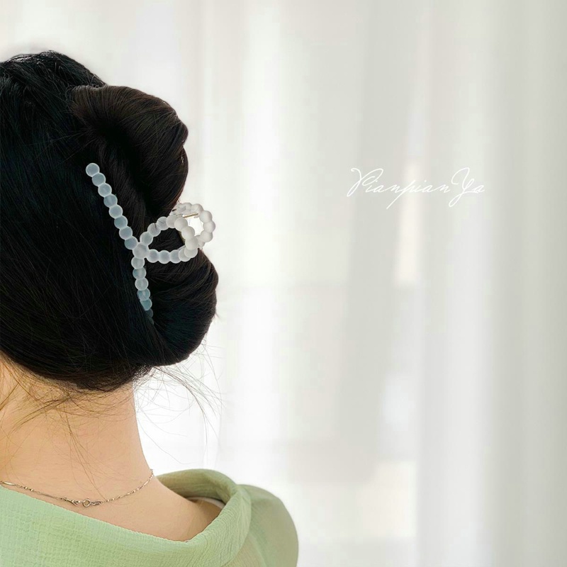 Kẹp Tóc Càng Cua Lớn Trong Suốt Thời Trang Hàn Quốc Cho Nữ dreamdiary