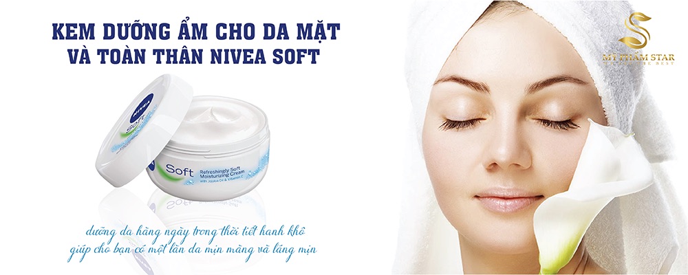 Kem dưỡng ẩm toàn thân Nivea Soft Đức 200ml