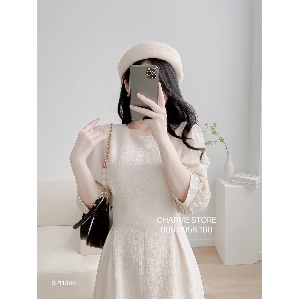 Váy nữ trơn dáng xòe Charme 11068