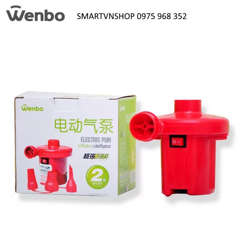 Bơm Điện Mini 2 Chiều Hút Thổi Tiện Lợi Bơm Phao Bơi, Bơm Ghế Hơi, Bơm Bể Phao, Bơm Hút Chân Không FERADO