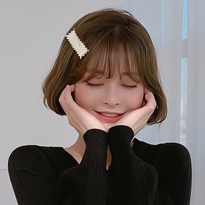 Bộ 4 Kẹp Tóc Đính Ngọc Trai Thời Trang Hàn Quốc