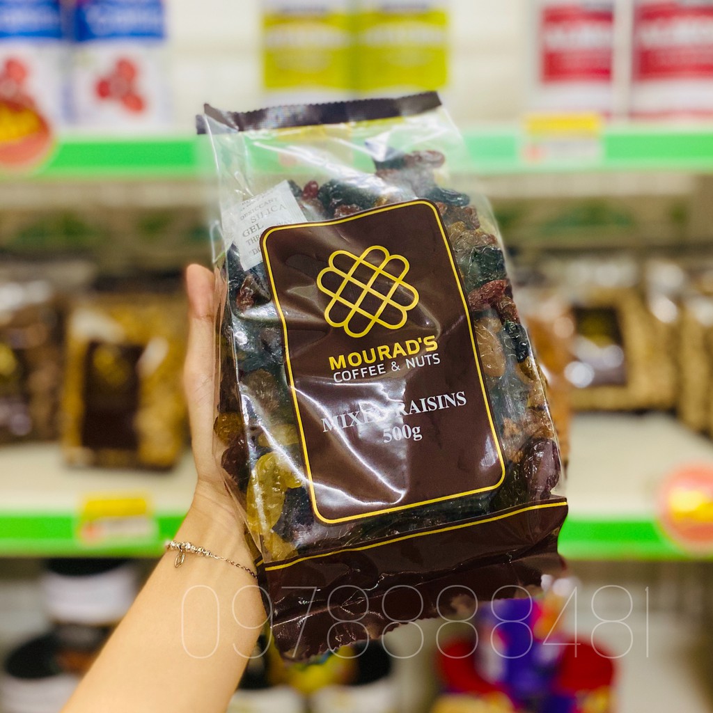 Nho khô Úc Mourad's Mix 3 loại ( 500Gr ) Chua Ngọt ngon loại 1 - Tốt cho sức khoẻ, tặng quà cực chất lượng | BigBuy360 - bigbuy360.vn