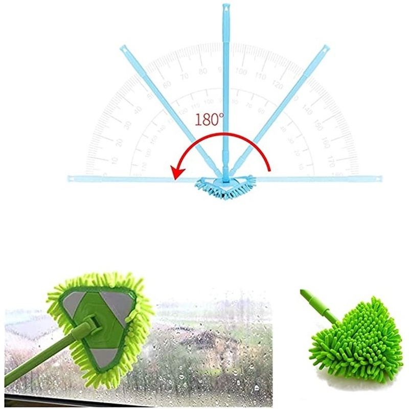 Bộ Cây Lau Nhà Hình Tam Giác Có Thể Thu Gọn Tiện Dụng Cho Gia Đình