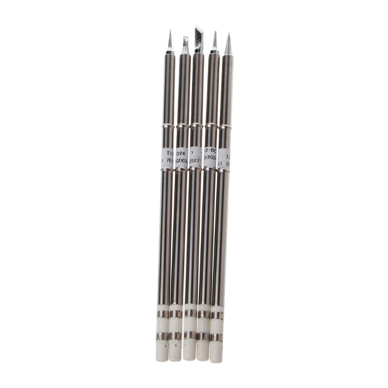 Set 5 đầu hàn T12 cho Hakko fx951 bakon 950d