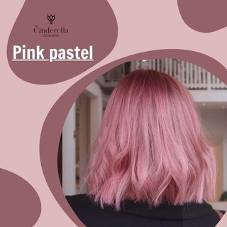 Thuốc nhuộm tóc Pink Pastel (kèm trợ nhuộm, găng tay)