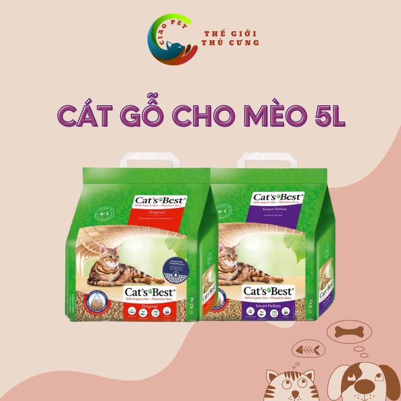 [5L] Cát vệ sinh-  Cat's Best