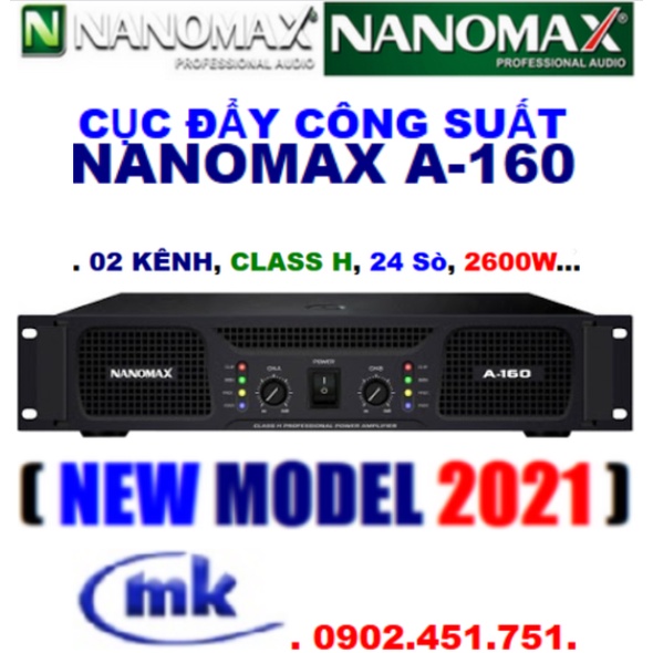 CỤC ĐẨY CÔNG SUẤT NANOMAX A-160