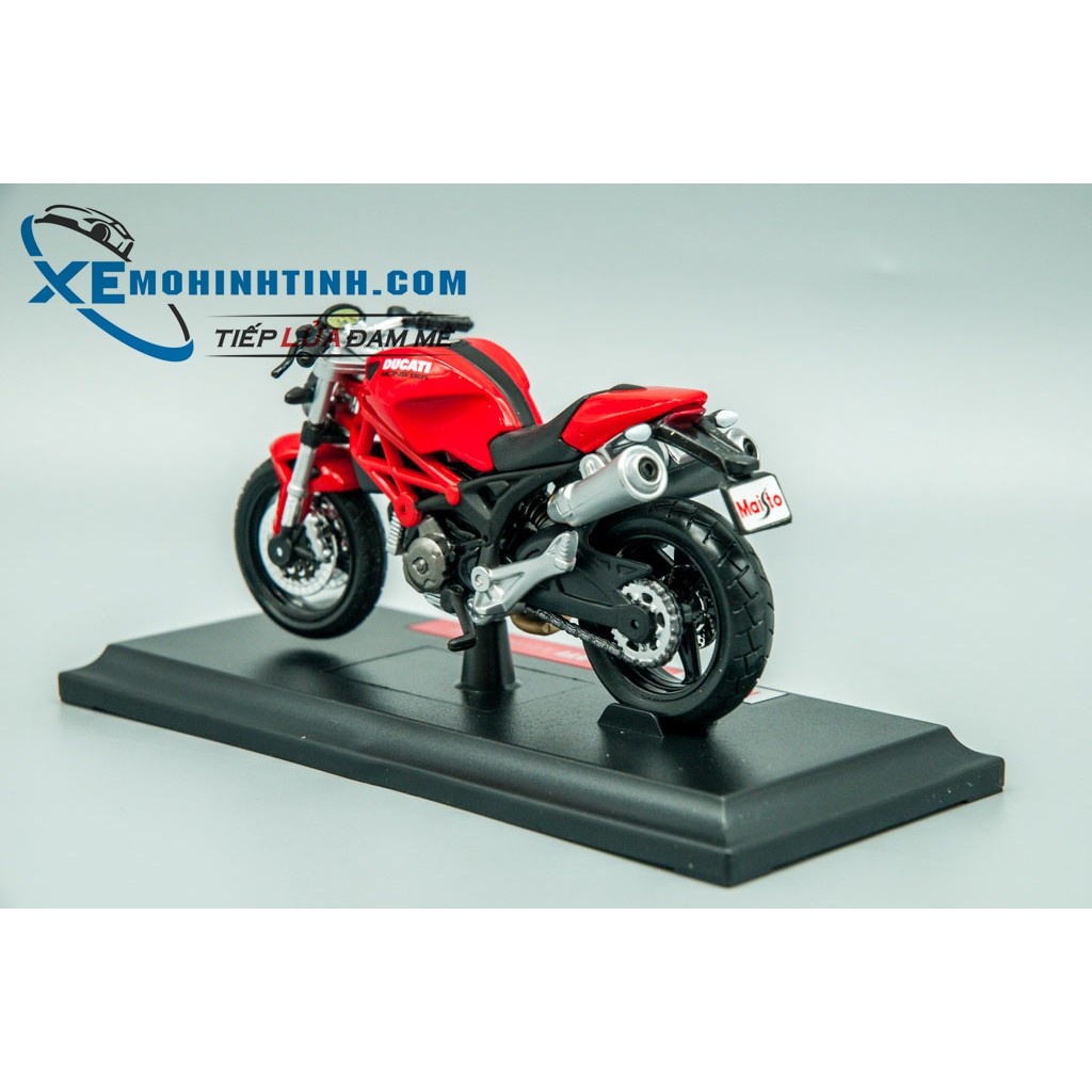 Xe Mô Hình Ducati Monster 696 1:18 Maisto (Đỏ)