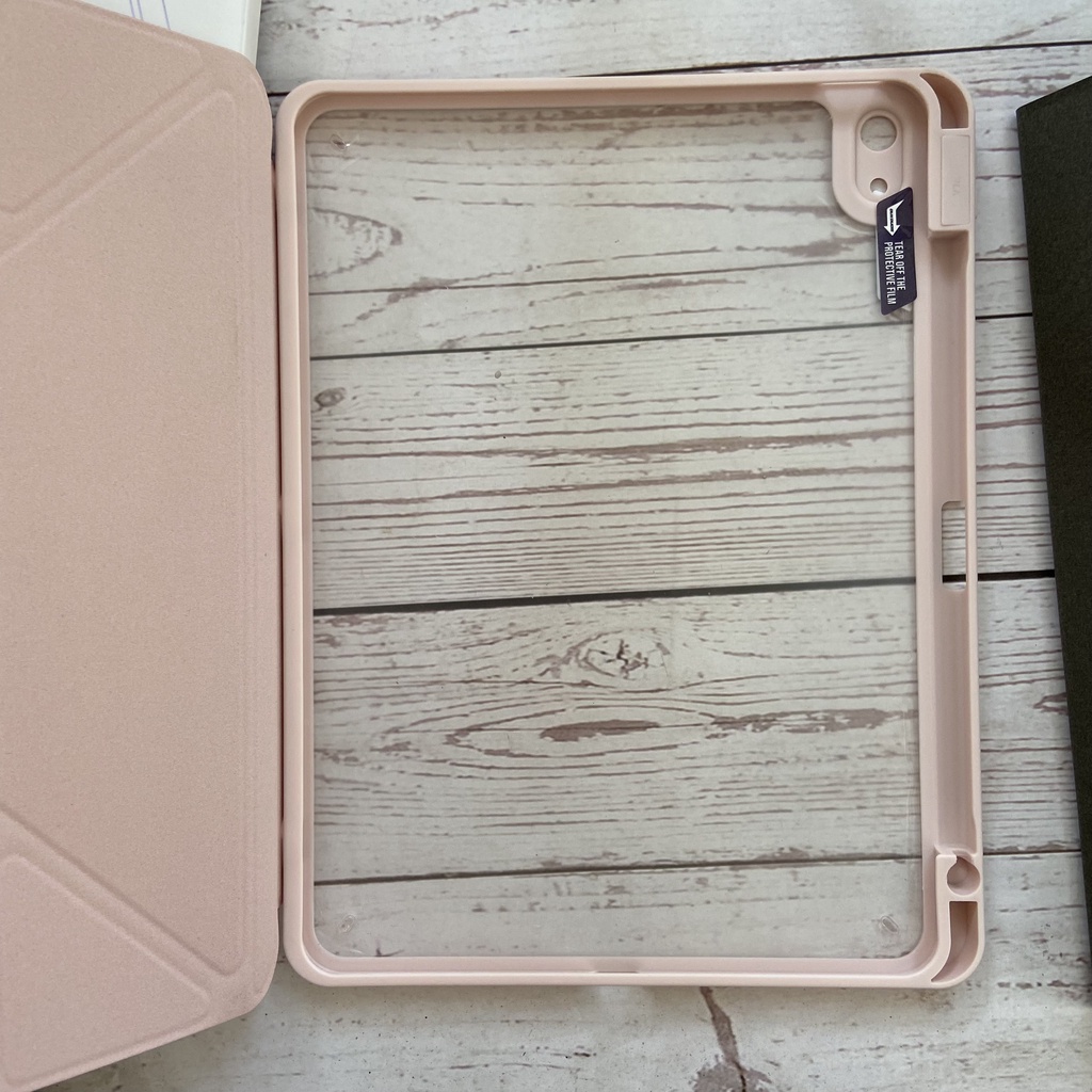 Bao da DUX DUCIS iPad Air 5 / Air 4  10.9 inch  - Lưng trong, Có Khay Bút -Xám