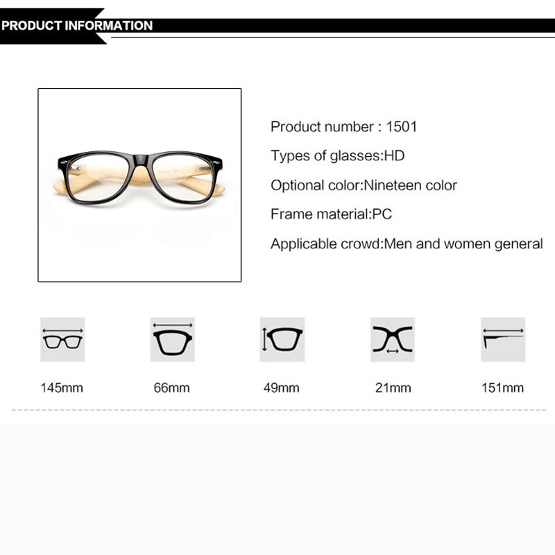 Mắt kính tròn gọng gỗ phong cách cổ điển cho nam và nữ | BigBuy360 - bigbuy360.vn