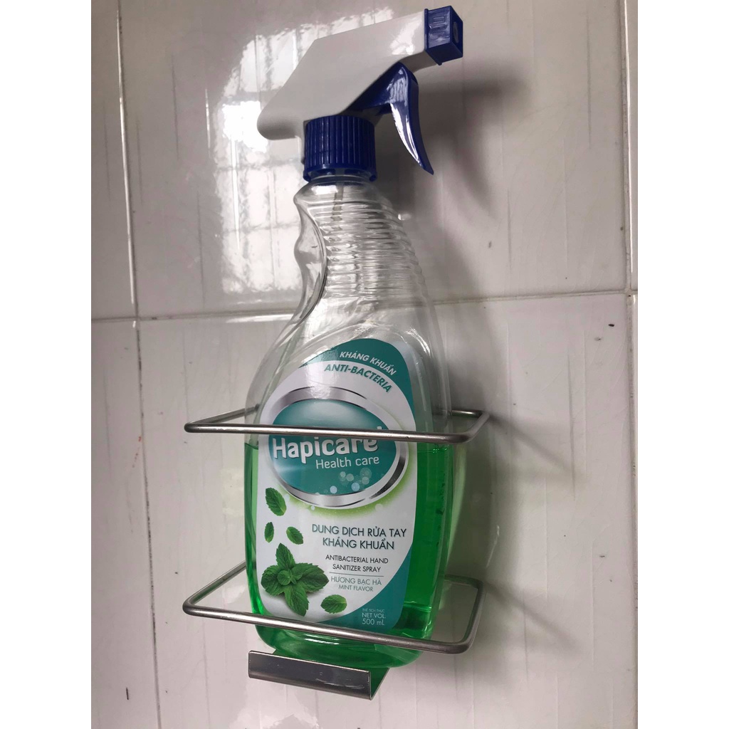 Giá để Nước Rửa Tay bằng Inox 304 không gỉ, giá đỡ nước rửa tay dùng cho chai nước rửa tay 500ml, sạch sẽ và dễ vệ sinh. | BigBuy360 - bigbuy360.vn