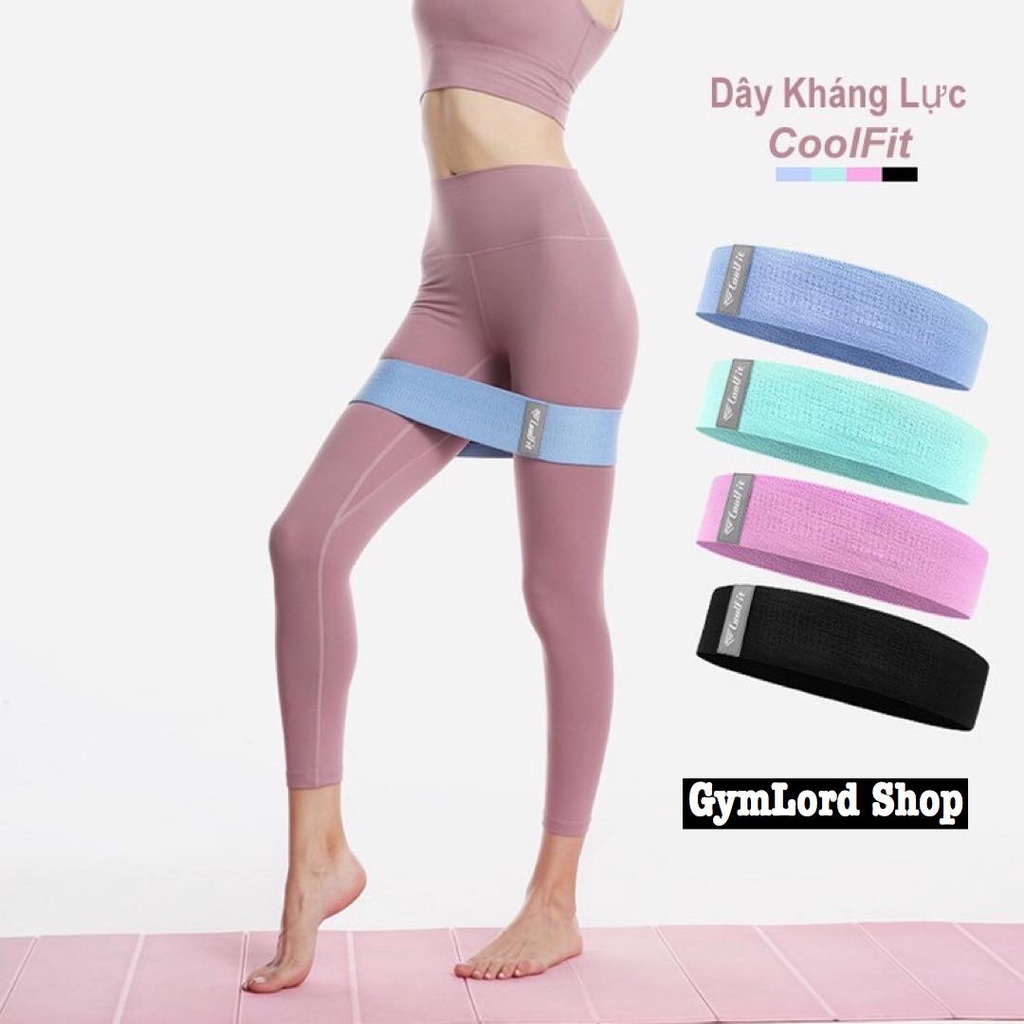 MINIBAND tập mông CAO CẤP tập Squat cơ mông đùi chuẩn COOLFIT (ảnh thật)