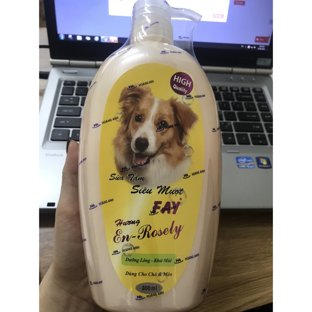 Sữa tắm chó mèo FAY siêu mượt - 800ml - 300ml