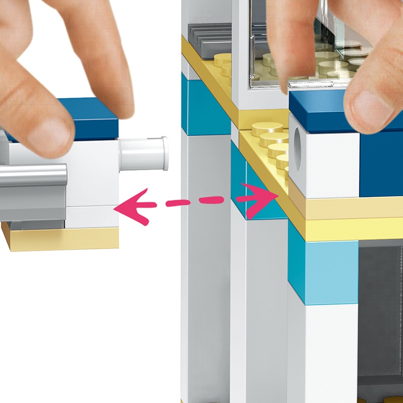 Đồ Chơi Lắp Ráp lego Chủ Đề Kỳ Nghỉ Thành Phố Hồ Trái Tim disney Dễ Thương Thích Hợp Làm Quà Sinh Nhật Cho Bé Trai Và Bé Gái