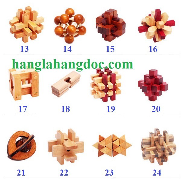 Đồ chơi thử thách tháo lắp Wood Puzzle