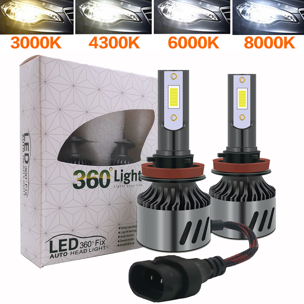 Cặp đèn pha sương mù h4 h1 h7 h8 h9 h11 h16 9005 hb3 9006 hb4 9012 chất lượng cao