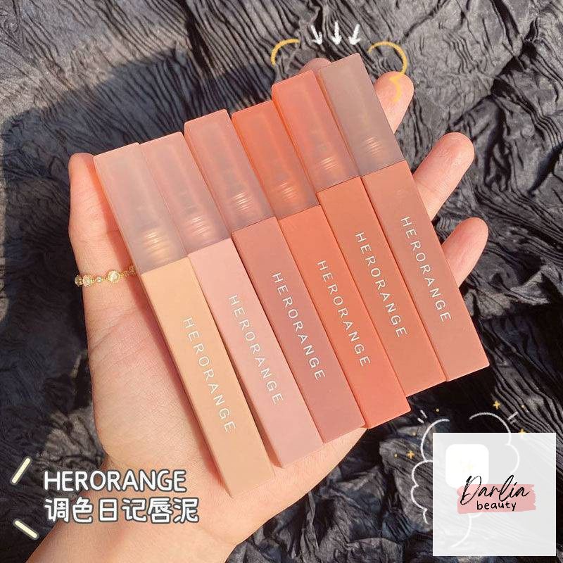 SON HERORANGE KEM VUÔNG CHÍNH HÃNG NỘI ĐỊA TRUNG MỀM MẠI, LÂU TRÔI