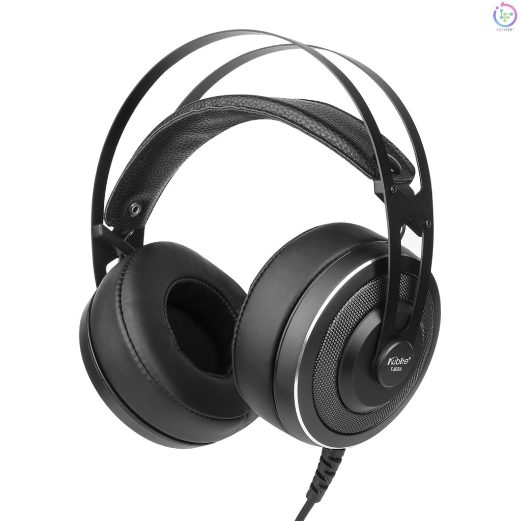 Tai Nghe Chụp Tai Kubite T-803 Có Dây Kubite T-803 Kích Thước 50mm Chuyển Đổi Âm Thanh Từ Đầu Cắm 3.5mm Sang 6.5mm Cho Máy Tính AMP/Máy Tính