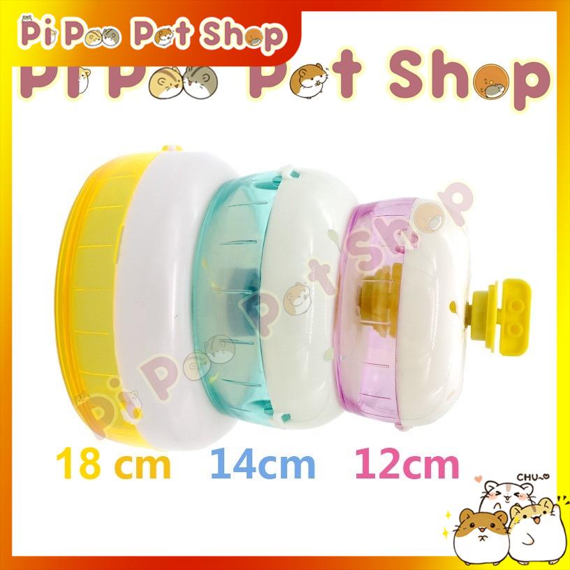 Wheel silent gắn chuồng dành cho hamster 18cm