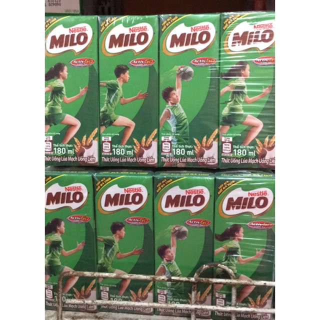 Sữa Milo vỉ 4 hộp x 180ml