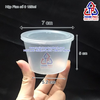 Hộp flan số 0 – hộp bánh flan 125ml