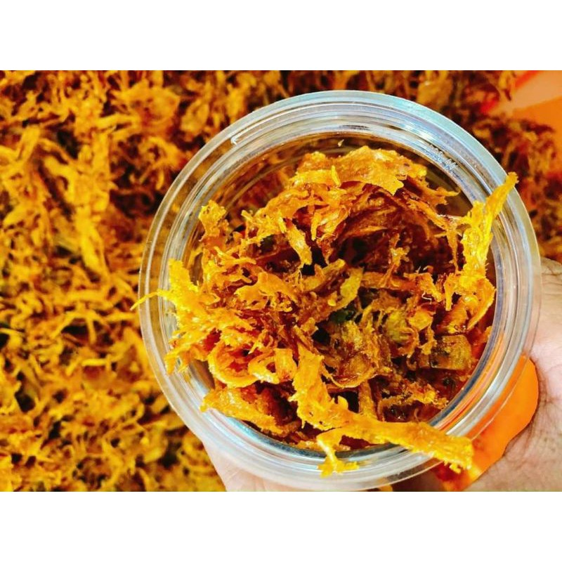 Mực Xé Tẩm Gia Vị Bình Định Lon 300Gram⚠️Lẻ = Sỉ ⚠️[FREE SHIP]TỪ ĐƠN 50K, [Loại Đặc Biệt] Hàng ngon nhà làm