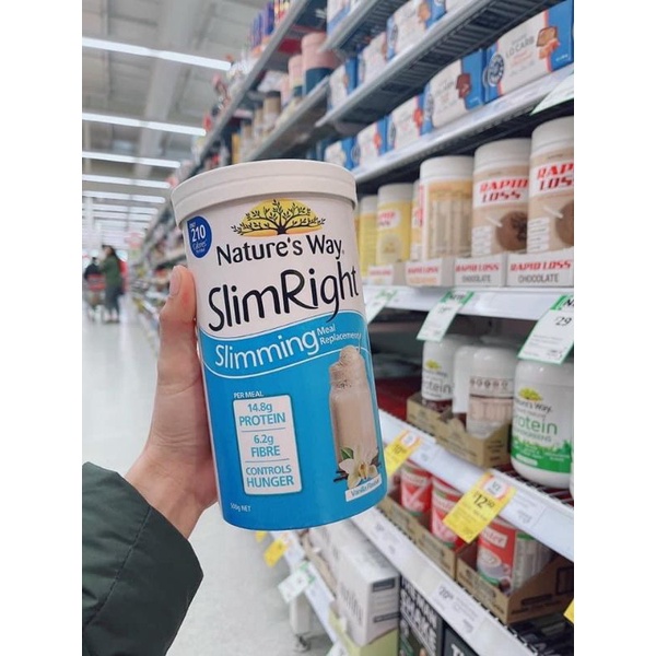 Sữa bột thay thế bữa ăn Slim Right Nature's Way