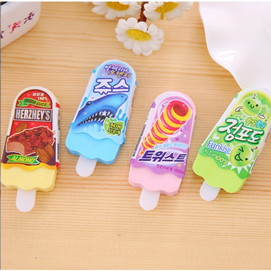 Tẩy kem que in hình T123 gôm cute dễ thương