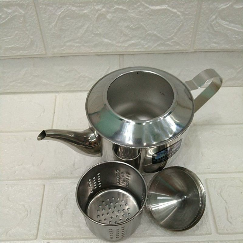 Ấm trà inox 10cm,12cm