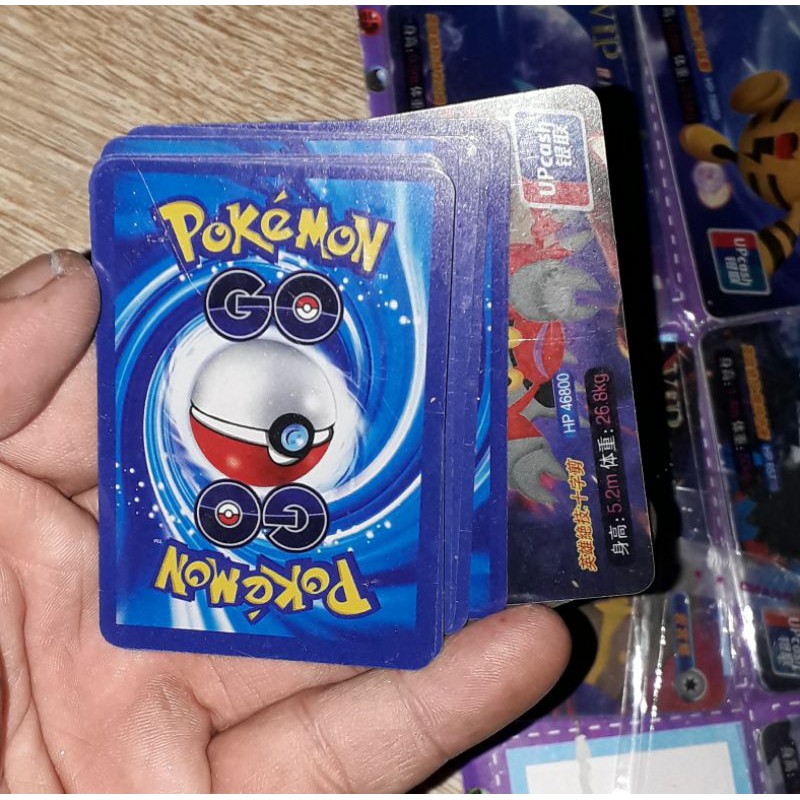 Sét 45 thẻ bài Pokemon_Vip bằng nhựa cứng kích thước 4x6cm